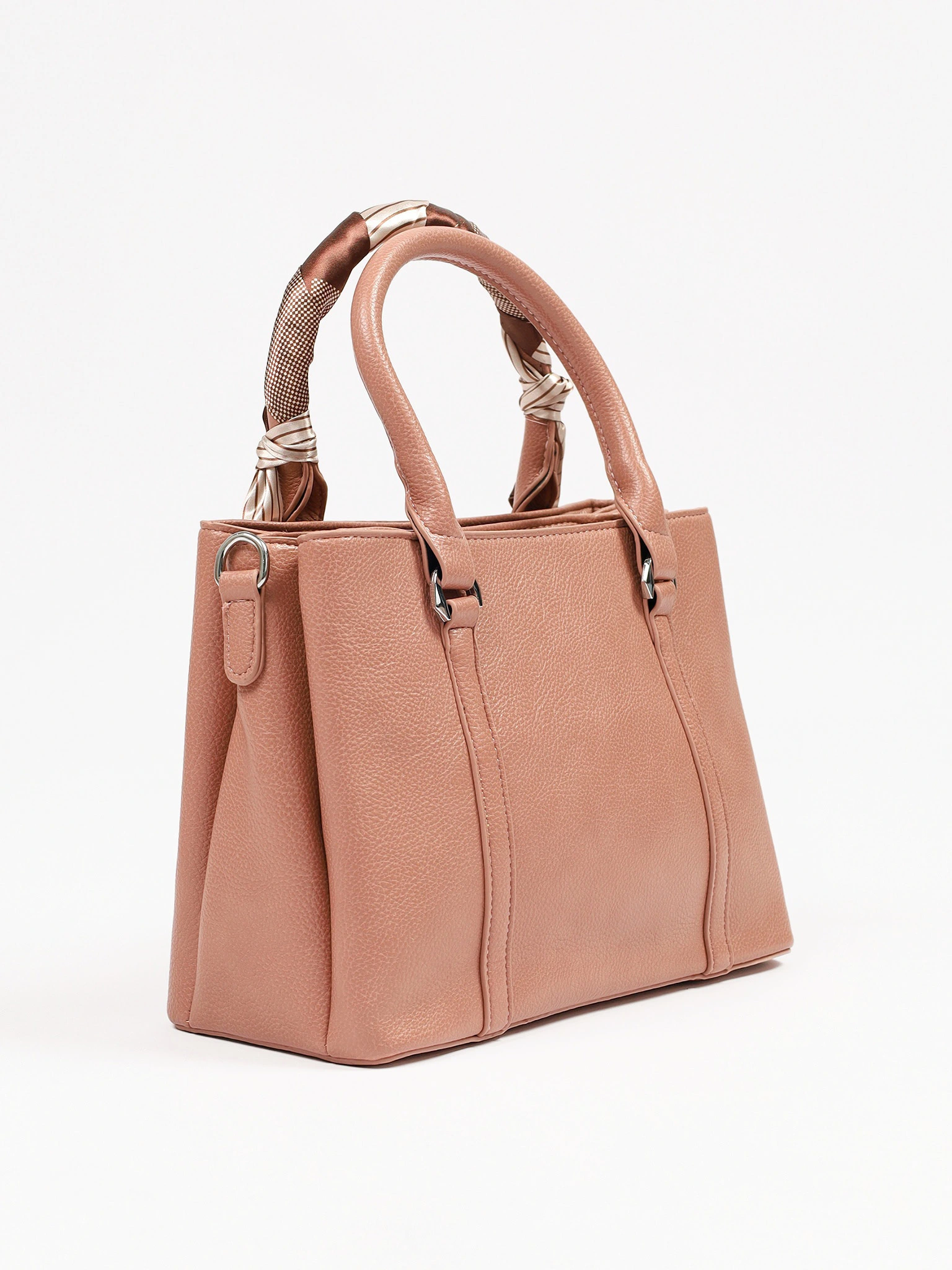 Сумка-тоут с декоративным платком в ассортименте